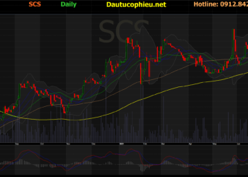 Đồ thị cổ phiếu SCS phiên giao dịch ngày 15/07/2021. Nguồn: AmiBroker