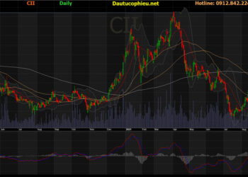 Đồ thị cổ phiếu NBB phiên giao dịch ngày 15/10/2021. Nguồn: AmiBroker