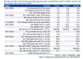 Biểu đồ 1: Số liệu kinh tế vĩ mô chính