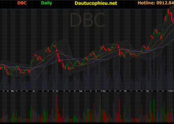 Đồ thị cổ phiếu DBC phiên giao dịch ngày 05/01/2022. Nguồn: AmiBroker