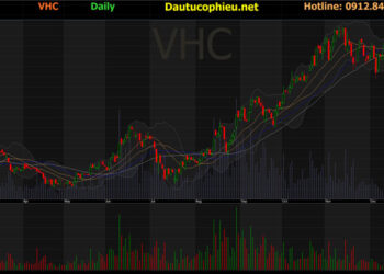 Đồ thị cổ phiếu VHC phiên giao dịch ngày 14/01/2022. Nguồn: AmiBroker