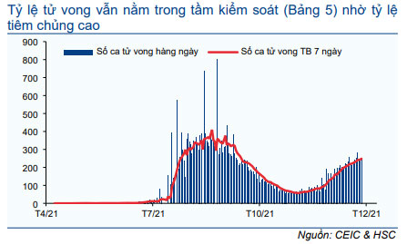 Biểu đồ 5: COVID-19 tại Việt Nam: số ca tử vong hàng ngày